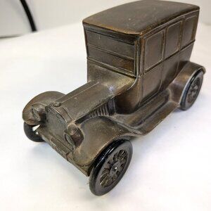 Vintage Banthrico Metal Coin Bank 1926 Chrysler Imperial Sedan Promo Chicago USA